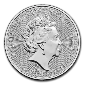 2018 Great Britain 1 oz Platinum Queen's Beasts (2)
