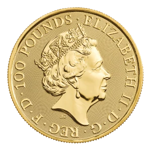 2024 1 oz British Tudor Beasts: Seymour Unicorn Gold Coin (2)