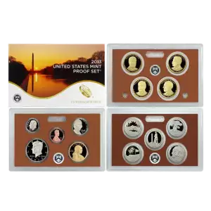 2013-S U.S. Clad Proof Set: Complete 14-Coin Set, with Box and COA